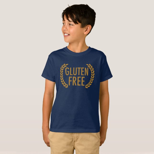 Glutenfreie Lebensmittelallergie Warnung bei Celia T-Shirt (Vorne ganz)