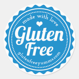 Glutenfreie Sticker — hergestellt aus Liebe
