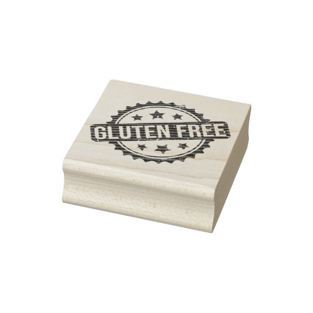 Glutenfreier Knopf Gummistempel (Stempel)