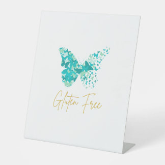 Glutenfreier Schmetterlingsakzent Sockelschild