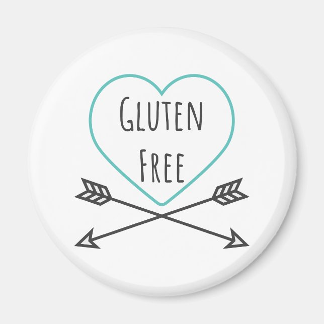 Glutenfreies Buttom Magnet (Vorne)