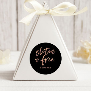 Glutenfreies Element   Modernes Lässiges Drehbuch  Runder Aufkleber