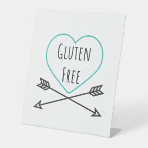 Glutenfreies Schild, glutenfreies Kennzeichen Sockelschild