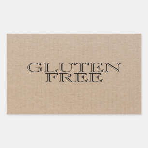 Glutenfreies Vintages Floß rechteckiger Aufkleber
