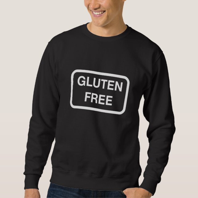 Glutenfreies Zeichen Sweatshirt (Vorderseite)