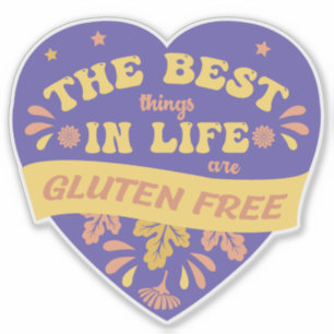 Glutenfreies Zitat Spaß Celiac Coeliac Aufkleber