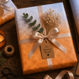 Glutreste am Himmel Geschenkpapier Set