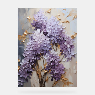 Glycine - Fleurs en empâtement