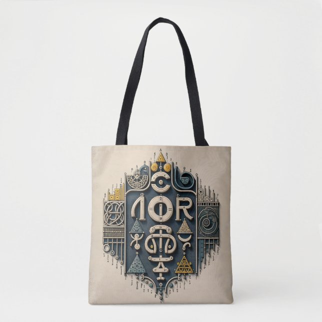 Glyphen-Nexus Tasche (Vorderseite)
