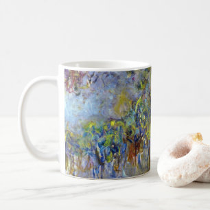Glyzinie (rechte Hälfte) von Claude Monet Kaffeetasse