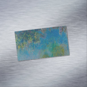 Glyzinie von Claude Monet Magnetische Visitenkarte