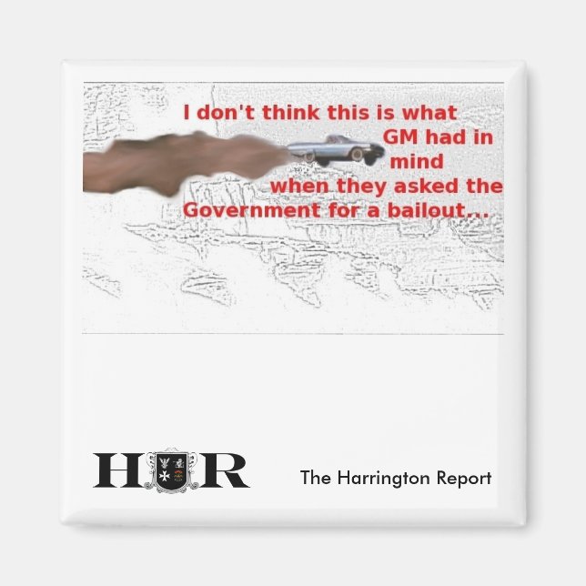 GM Bailout Magnet (Vorne)