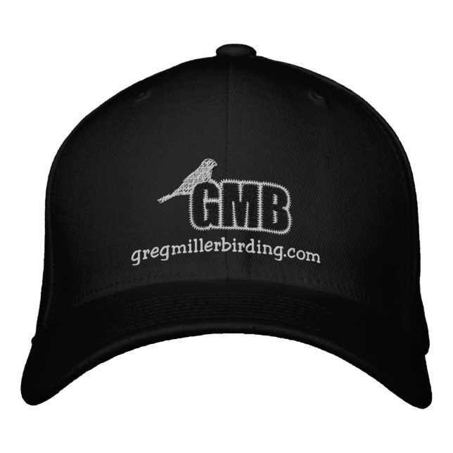 GMB-Logo-Flechtwatte-Mischung Bestickte Baseballkappe (Vorderseite)