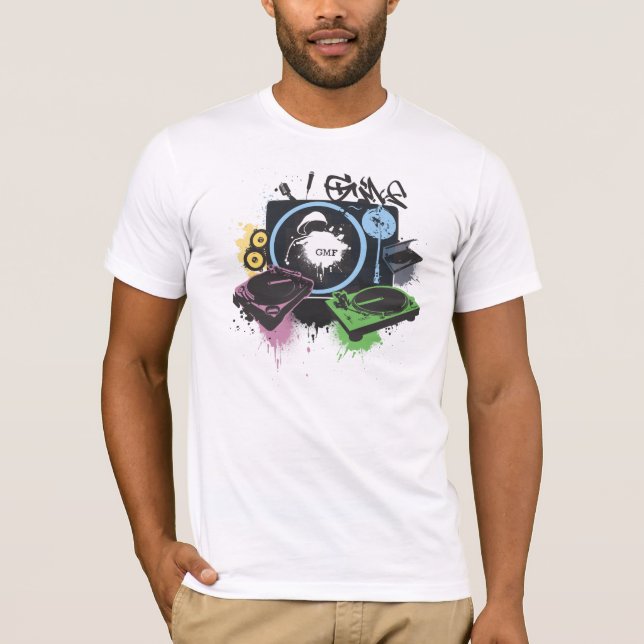 GMF Turntable T-Shirt (Vorderseite)