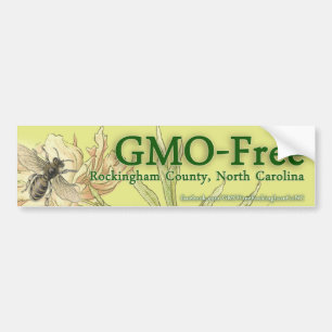 GMO-Freies Rockingham County, NC-Autoaufkleber Autoaufkleber