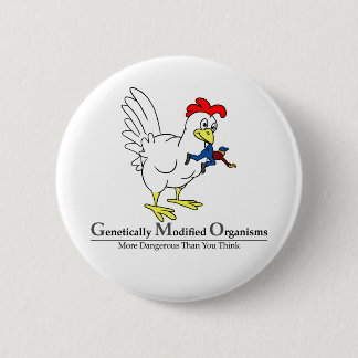 GMO-Huhn Button