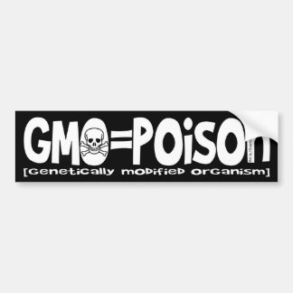 GMO=Poison Autoaufkleber