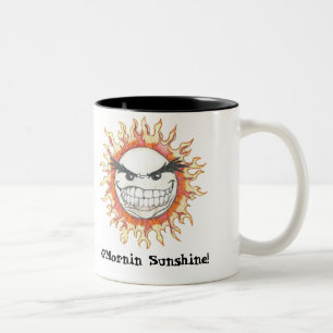 G'Mornin Sonnenschein-Kaffee-Tasse Zweifarbige Tasse