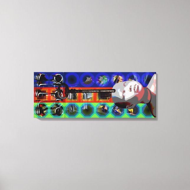 GMT 24 H Project Doll Key Psychedelic Frames C Leinwanddruck (Vorderseite)