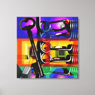 GMT 24 Heures Project Pop Psychedelic Frames 2 S C Leinwanddruck