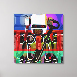 GMT 24 Heures Project Pop Psychedelic Frames 2 S C Leinwanddruck