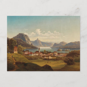 Gmunden Schloss Ort   Johann Wilhelm Jankowsky Postkarte