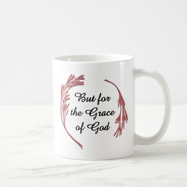 Gnade Gottes Erholung Slogan Inspiration Sprichwor Kaffeetasse (Rechts)