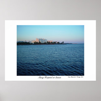 Gnade Hospital bei Sunset Poster