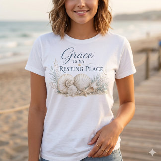 Gnade ist mein Ruheplatz – Küsteninspiration T-Shirt