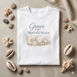 Gnade ist mein Ruheplatz – Küsteninspirierend T-Shirt