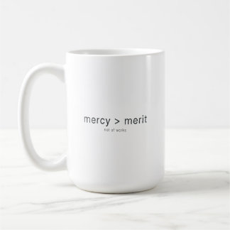 Gnade statt Leistung Glaubensbecher für Christen Kaffeetasse