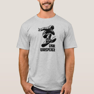 Gnar Whisperer Snowboarding T-Shirt