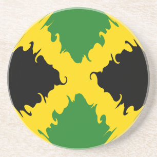 Gnarly Flagge Jamaikas Getränkeuntersetzer