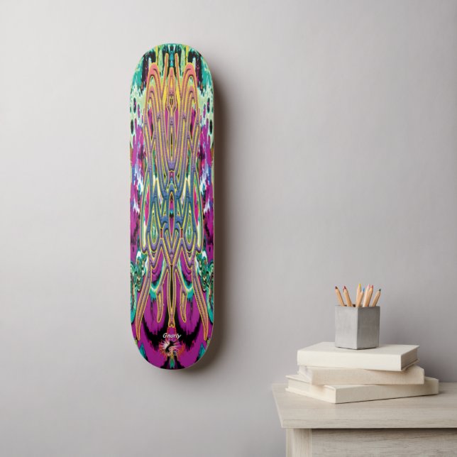 Gnarly g-cat Pro Skateboard (Wandkunst)