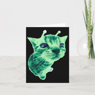 Gnarp Cat Albern Alien Cat Meme Brainrot Meme Funn Karte