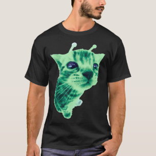 Gnarp Cat Albern Alien Cat Meme Brainrot Meme Funn T-Shirt