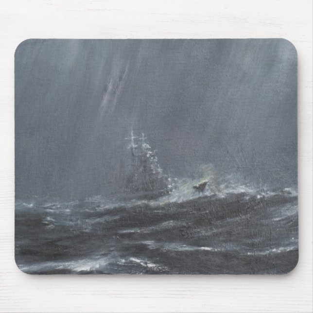 Gneisenau Sturm in der Nordsee 1940. 2006 Mousepad (Vorne)