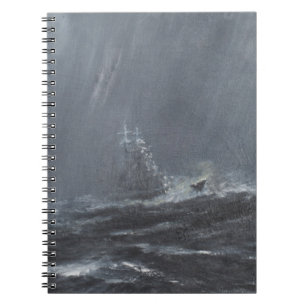 Gneisenau Sturm in der Nordsee 1940. 2006 Notizblock