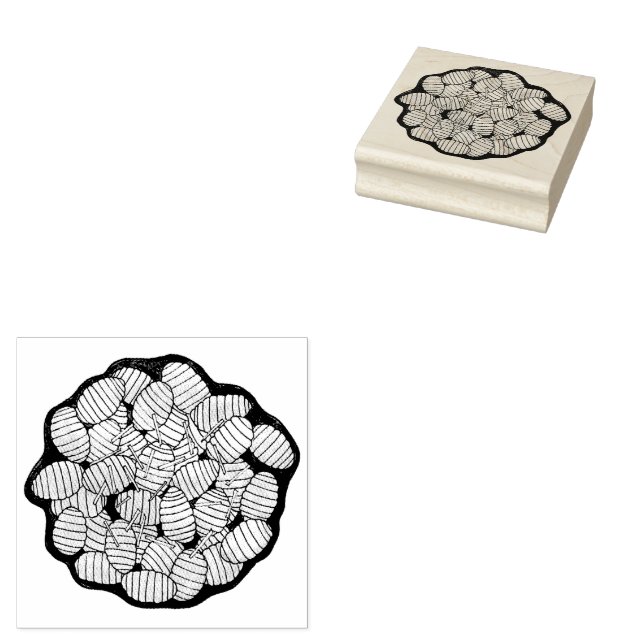 Gnocchi Italienische Küche Speisepotato Nudeln Gummistempel (Stempel)