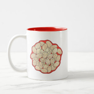 Gnocchi Italienische Küche Speisepotato Nudeln Zweifarbige Tasse