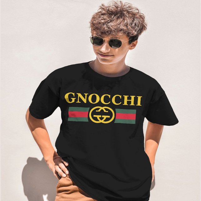 Gnocchi lustige Lebensmittel Designer Logo Trendy  T-Shirt (Gnocchi ,oversize vintage, Sweatshirt,Gnocchi Vintage Parody T Shirt,Gnocchi Designer, Gang eat pas
)