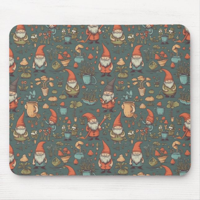 Gnom-Garten-Mauspad Mousepad (Vorne)