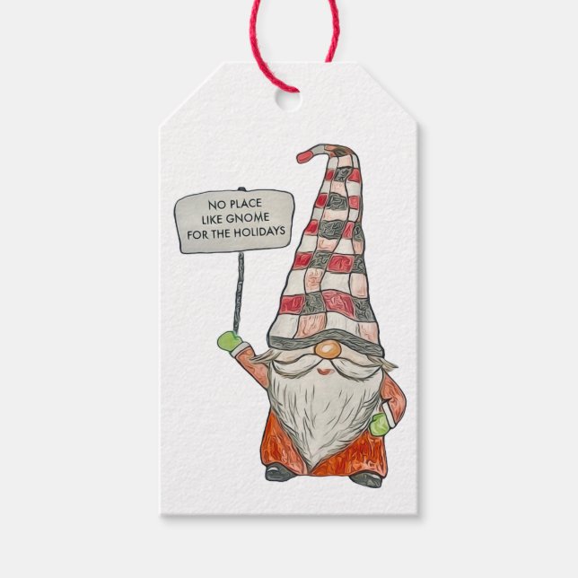 Gnom  geschenkanhänger (Vorderseite)