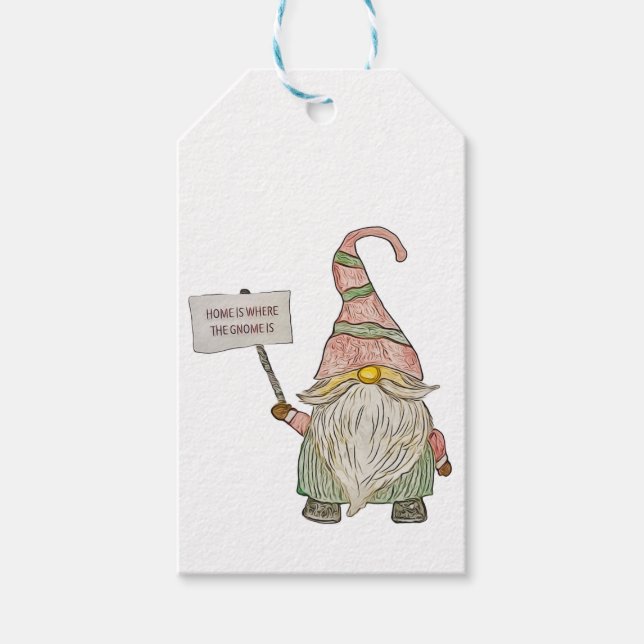 Gnom-Geschenkanhänger Geschenkanhänger (Vorderseite)
