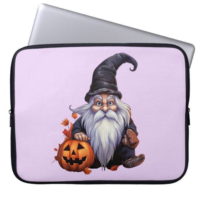 Gnom gnome Halloween Laptopschutzhülle (Vorderseite)
