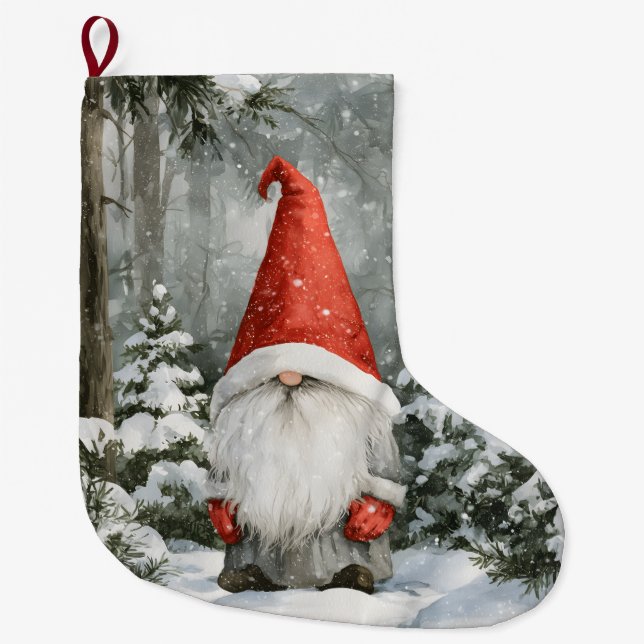 Gnom Großer Weihnachtsstrumpf (Vorderseite)