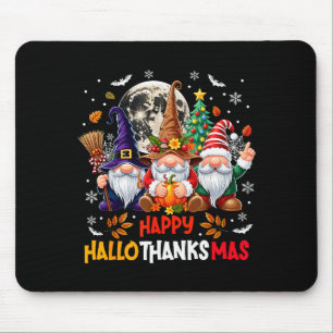 Gnom Hallothanksmas Halloween Erntedankfest Christ Mousepad