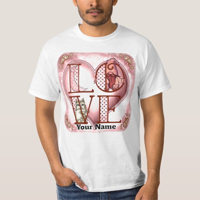 Gnom Liebe T-Shirt (Vorderseite)