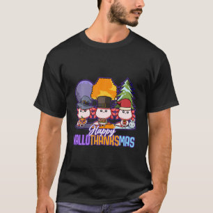 Gnom Liebhaber Minimalist Weihnachten Erntedankfes T-Shirt