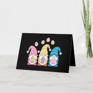 Gnom Ostern Bunt Süße Eier Frühling Urlaub Dankeskarte